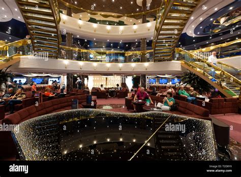 MSC Splendida cruise ship luxurious interior Stock Photo - Alamy