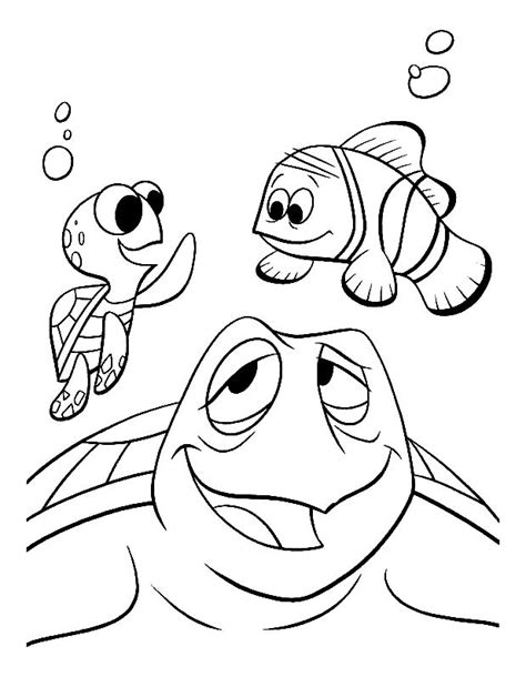 Finding Nemo coloring page for kids - Finding Nemo Coloring Pages for Kids