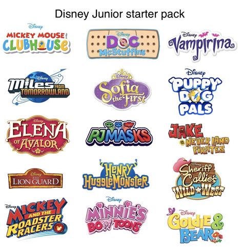 Disney Jr Starter Pack! | /r/starterpacks | Starter Packs | Know Your Meme