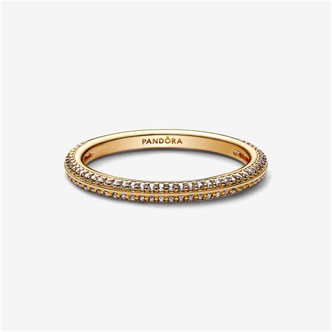 Pandora ME Pavé Ring | Gold plated | Pandora US