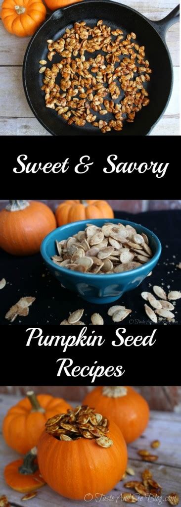 Sweet and Savory Roasted Pumpkin Seeds – O Taste and See