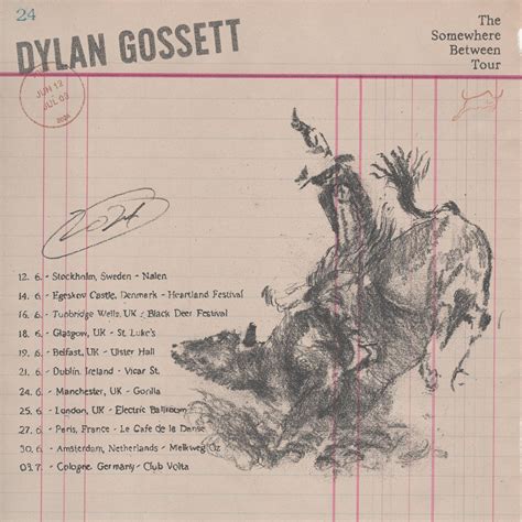 Texas singer-songwriter Dylan Gossett announces UK and Europe headline ...