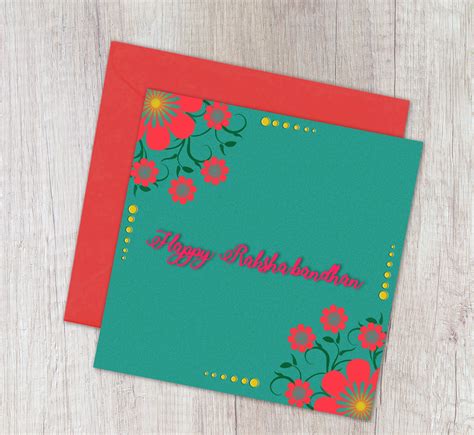 Printable Raksha Bandhan Card, Happy Raksha Bandhan,for Brother,for ...