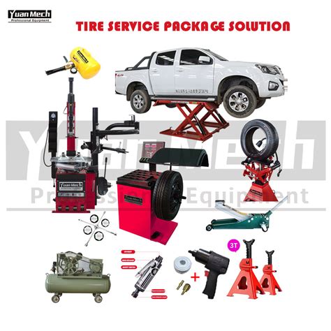 Tire Changer and Wheel Balancer Combo Tyre Equipment Auto Tools Garage ...