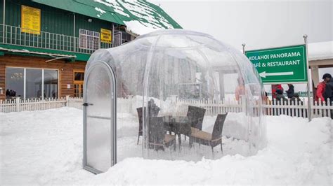 In Pics: Tourists enjoying India's first glass igloo restaurant in ...