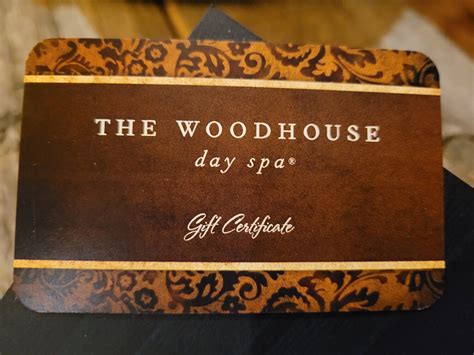 Woodhouse Day Spa Gift Card loaded with $200. in value. Save on your ...