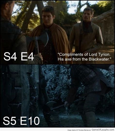 Game Of Thrones Memes — Podrick still misses Tyrion... | Lord tyrion ...