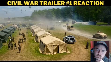 Civil War Trailer #1 Reaction - YouTube