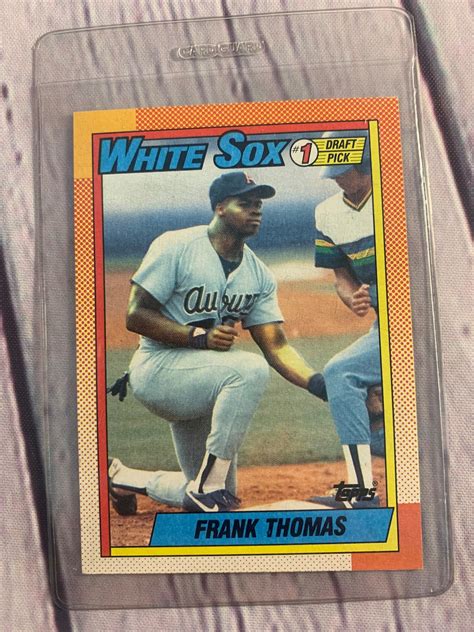 1990 Topps 414 Frank Thomas Rookie Card - Etsy