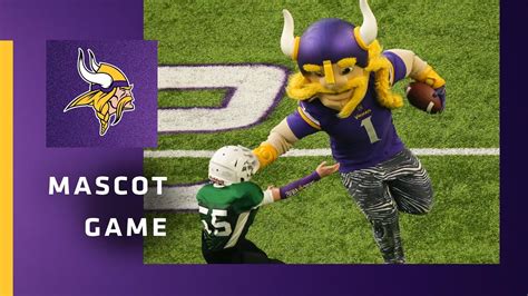 Mascots vs. Kids Halftime Game | 2022 Minnesota Vikings - Win Big Sports