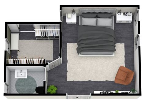 Master Bedroom With Walk In Closet Floor Plans | Floor Roma