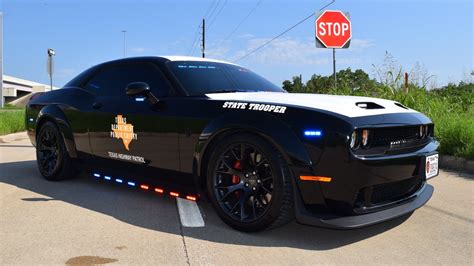 Texas Highway Patrol Adds Seized 1,080-HP Dodge Challenger Hellcat to ...