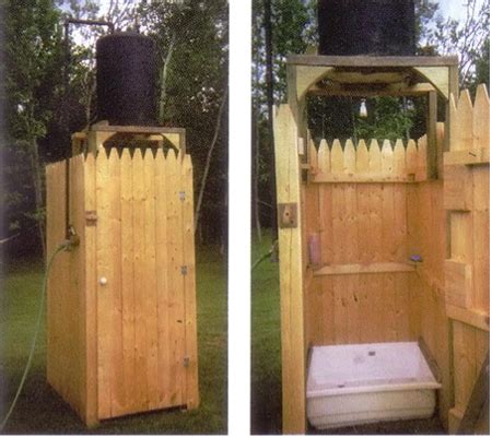 DIY Outdoor Solar Shower