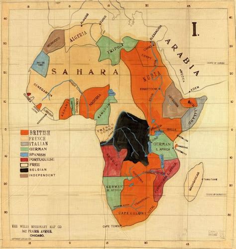 Map of Colonial Africa (1860's?) [1800x1899] | Africa map, Map, History ...