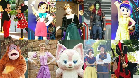 Hong Kong Disneyland 2022 Characters Meet & Greet Compilation 香港迪士尼樂園 ...