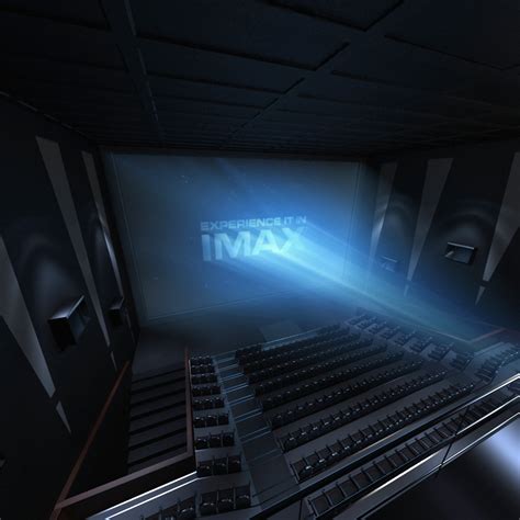 3d imax theatre interior model