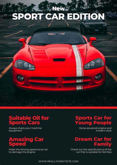 Free, printable, customizable car magazine cover templates | Canva