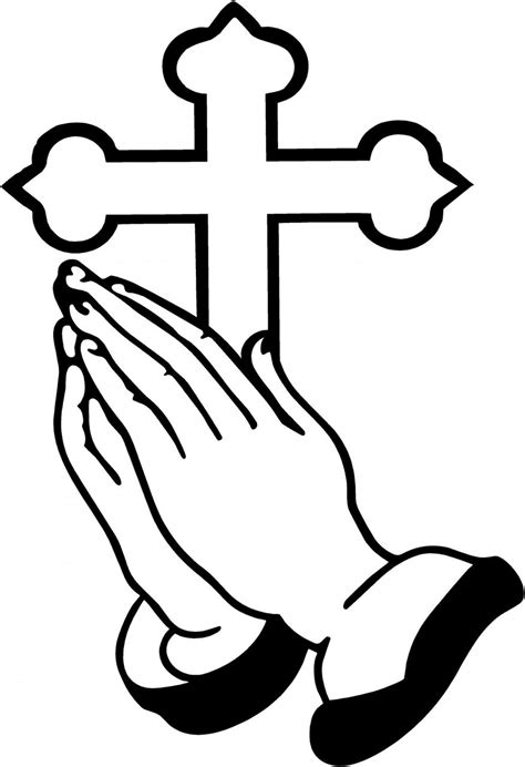 Praying Hands and Cross | Clipart Panda - Free Clipart Images