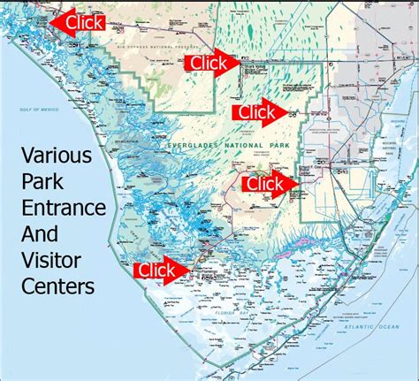 Map Of Florida Everglades National Park