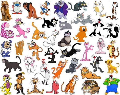 Find the Cartoon Cats Quiz | Cartoon character pictures, Funny cartoon ...