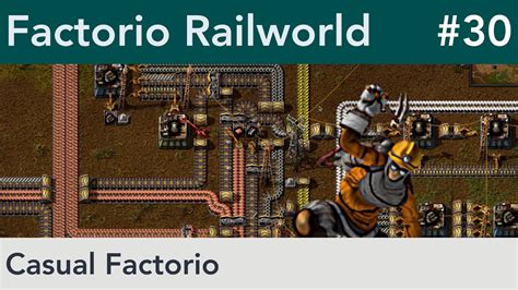 Central Roundabout - Factorio Railworld - #30 - YouTube