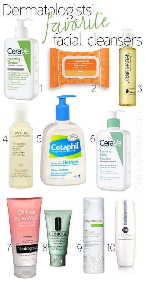 Top Dermatologist-Recommended Facial Cleansers