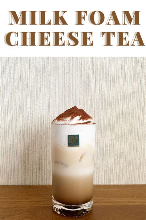 Cheese and tea? 🧀🧀 | Milk foam, Lemon tea, Tea cafe