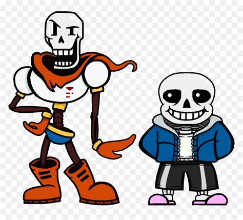 Sans And Papyrus Png, Transparent Png - vhv