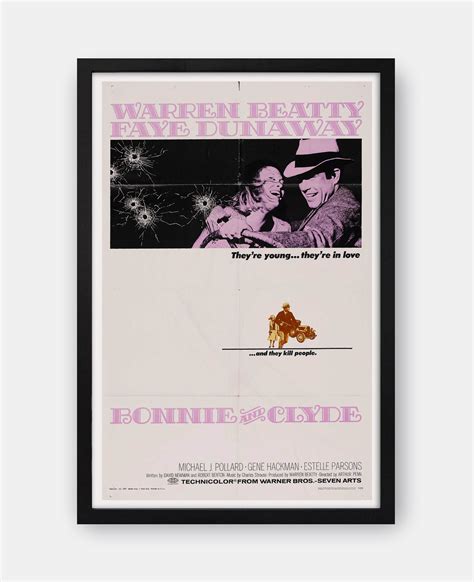 Bonnie and Clyde (1967) Movie Poster - The Curious Desk