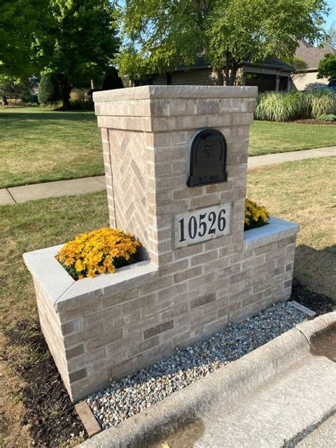 25 unique brick mailbox designs and creative ideas – Artofit