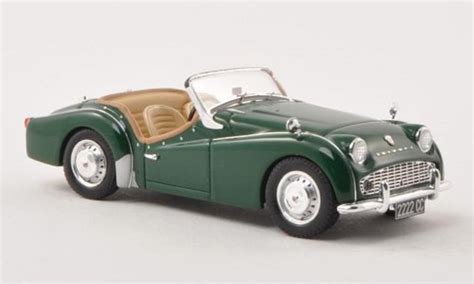 Diecast model cars Triumph TR3 A 1/18 Kyosho A Racing grun RHD ...