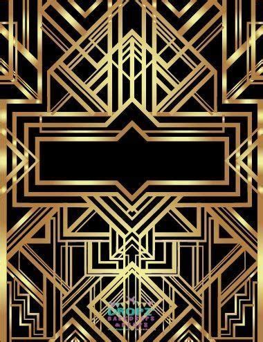 Great Gatsby Backdrop | Art deco artwork, Art deco pattern, Art deco ...