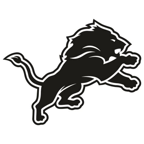 Detroit Lions Black SVG | Detroit Lions NFL Logo vector File | Detroit ...