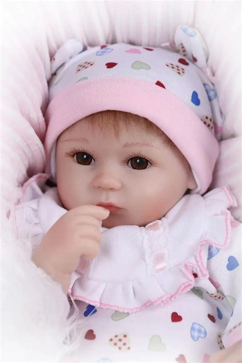 Aliexpress.com : Buy Cute reborn babies dolls 18" soft silicone dolls ...