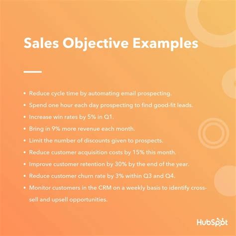 The 9 Most Important Types of Sales Objectives [+Examples]