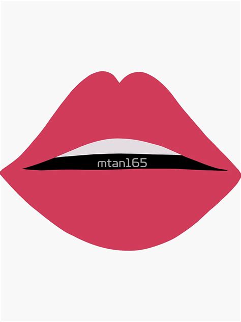 "Mouth Emoji" Sticker for Sale by mtan165 | Redbubble