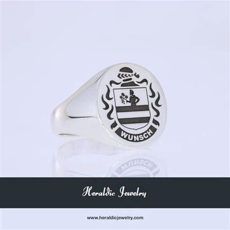 Wunsch Family Crest – Heraldic Jewelry