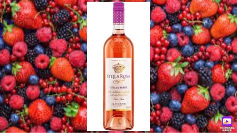 Stella Berry by Stella Rosa Wine Review - YouTube