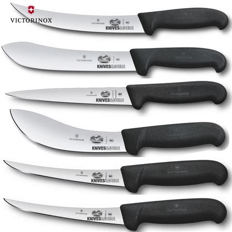 New VICTORINOX 6 piece 6pc Butcher Knife Set Filleting Skinning Boning ...