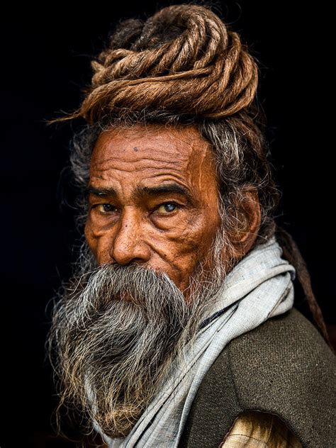 Portrait Of A Sadhu... by Rakesh J.v