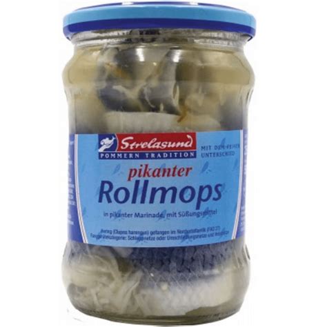 Rollmops, Marinated Herring (Strelasund) Jar, (17.5 oz) 500g - Walmart ...