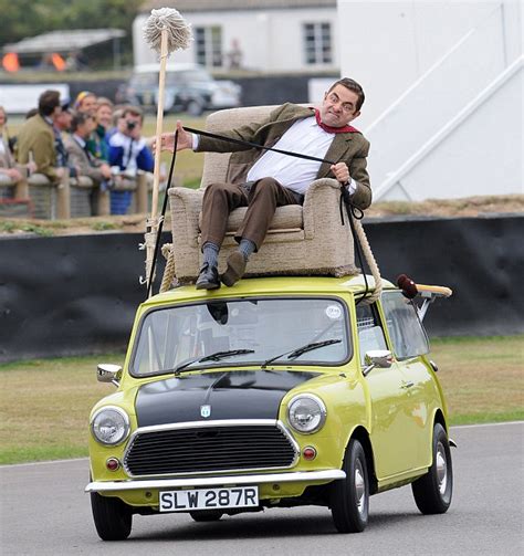 PsBattle: Mr Bean driving his car like a pro : photoshopbattles