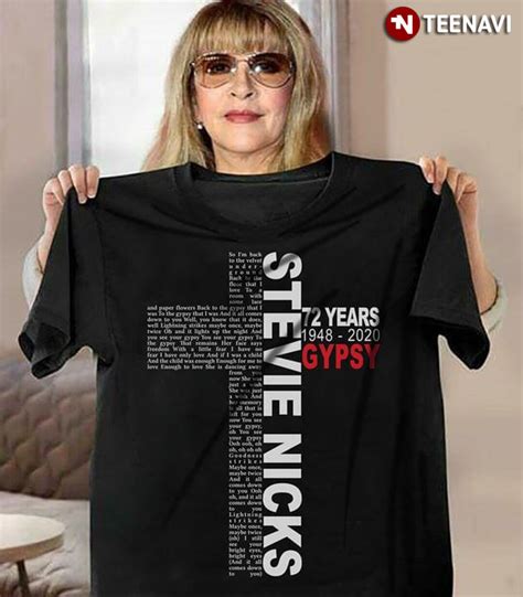 Stevie Nicks Gypsy 72 Years 1948-2020 | TeeNavi | Reviews on Judge.me