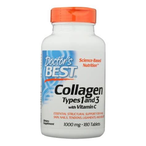 Doctor's Best - Collagen Type 1 & 3 - 1 Each-180 TAB, 1 ct / 180 ...