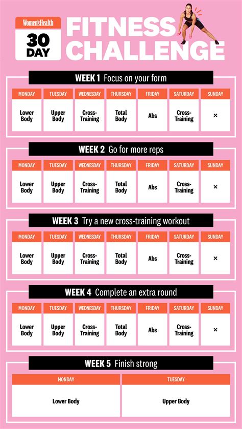 Workout Schedule For Beginners