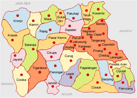 Tangerang Map