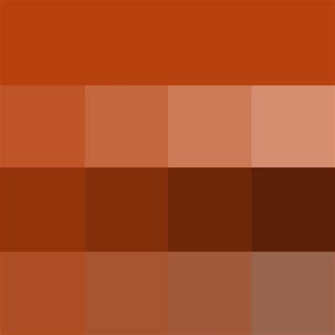 #Rust Hue, Tints, Shades & Tones (Hue) ( pure color ) with Tints (hue ...