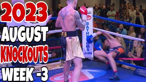 MMA & Boxing Knockouts I August 2023 Week 3 - YouTube