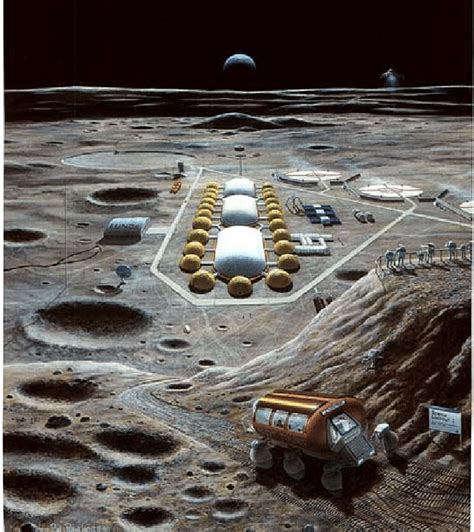 Figure 20. Lunar Base Concept in 2023 | Space colony concept, Space ...