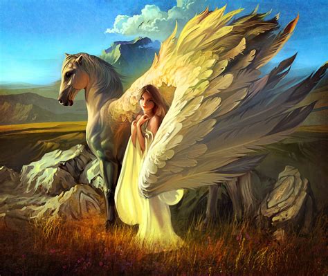 Pegasus Painting at PaintingValley.com | Explore collection of Pegasus ...